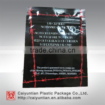 custom 3g PURE SIN herbal incense packaging bags