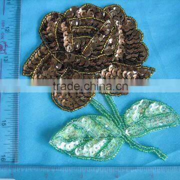 HANDMADE SEQUIN PATCH APPLIQUE Sequin Applique Patch, Sewing Notions, Crafts Sequin