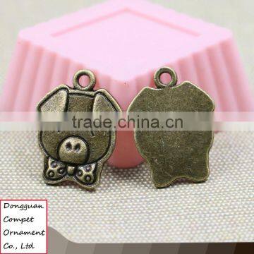 Wholesale necklaces accessories zinc alloy Chinese zodiac pig pendant