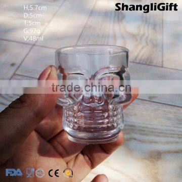 Xuzhou Shangli 50ml Skull Candle Cup Candle Jar