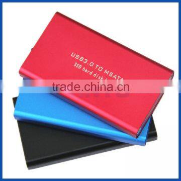 Panto Aluminium mSATA SSD enclosure USB 3.0 to 6Gbps 30*50 mSATA SSD converter box