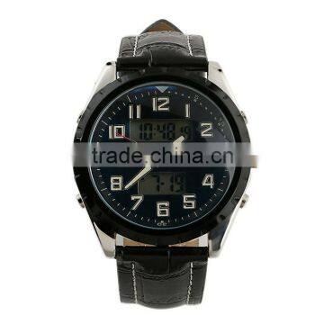 MR007 New Classic Mens Man Black Face Army Military Wrist Watch