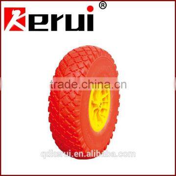 very cheap pu rubber wheels for trolley