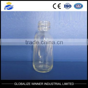 90ml Clear Glass Bottles syrup glass bottle