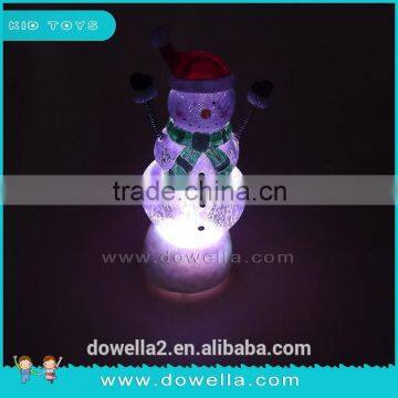 Plastic PVC led light christmas snowman decoration in disney audit factory