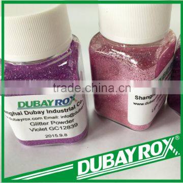 Violet Shinning Rainbow Embossing Glitter Powder for Nail Trade Assurance