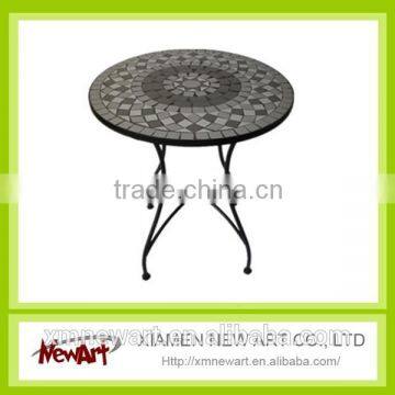 Metal garden crafts table, decorative garden crafts