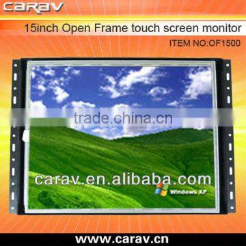 15"Open frame touch screen monitor lcd monitor with rca input