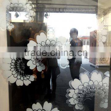 2016 New Easy Install Partitions / Background Screen / Shower Screen Luxurious Digital Printing Laminate Glass & Frosted Glass