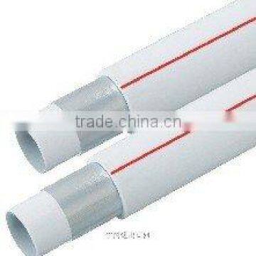 White color PE-al-PE composite pipe for air-conditioner cold water