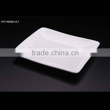 chinese bulk porcelain square plate