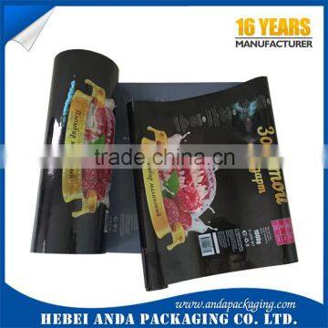 Aluminum foil laminated material frozen sea food packaging plastic roll film