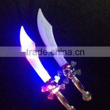 hot sell flashing light up toy pirate sword