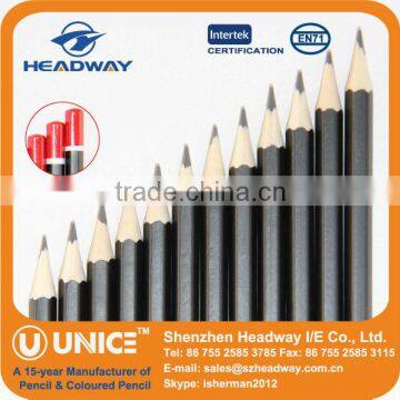 Hexagonal 2B Wooden Pencil, Black Pencil