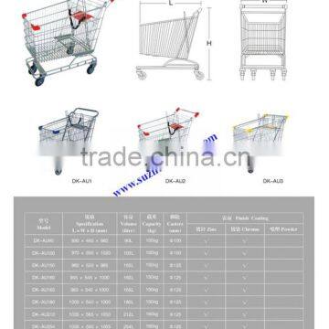 Australian shopping trolley for shopping mall