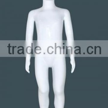 Cheap glossy white child mannequin no face fashion mannequin factory wholesale