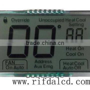 2 digit custom lcd temperature display