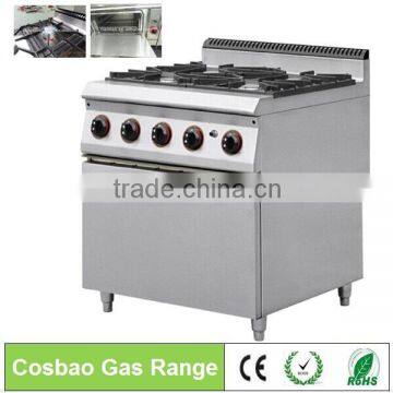 Combination 5 Burners Gas Stove With Oven