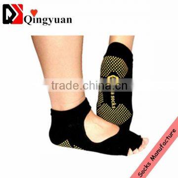 custom men women fashion open toe yoga socks