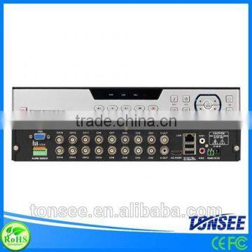 16CH cctv alarm dvr AHD HD 720P HVR Three in one DVR/HVR/NVR support 3G/Wifi network