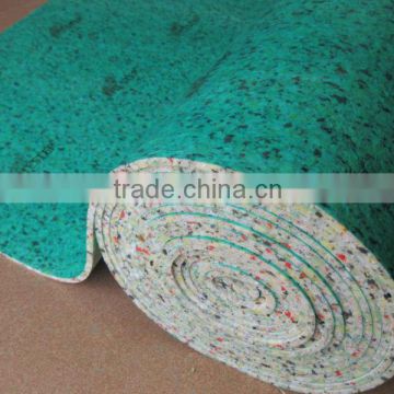 comfortable silver latex carpet foam underlay trim