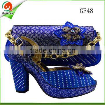 cheap handbags and medium heel ladies sandals to match for wedding lady