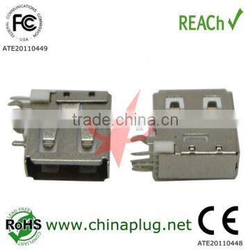 Factory Selling 90 Degree Type 5 pin female mini usb connector