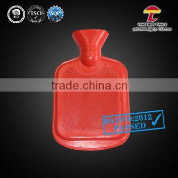 red colour 500ml mini size rubber hot water bag