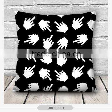 hot custom fashion color emoji design 3d digital print pillowcases fullprint decorative throw pillow covers seat cushion Cover