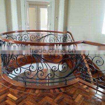 unique design wrought iron baluster railings