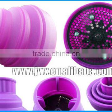 Purple silica diffuser foldable domestic hair care products