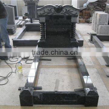 European style granite temple carving gravestone