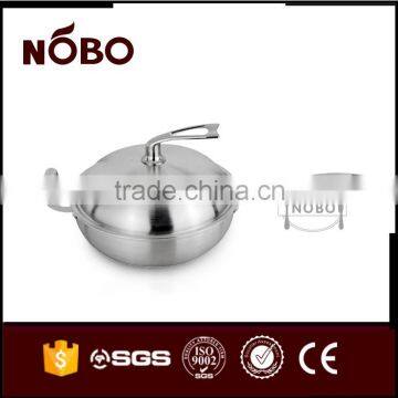 Three Layers of Steel Suit Fry Pan With Lid photo-6