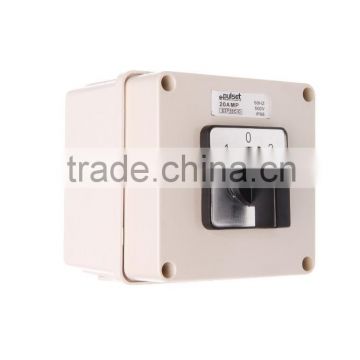 Three Phase Square Changeover Switch 20A (Resistive Orange)