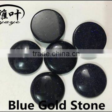 Bulk Wholesale Pagan Blue Gold Stone Wholesale Flatback Cabochons