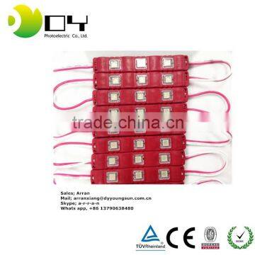 Hot sale!!! waterproof ip67, CE Rohs 3 chips 5050 Mini SMD LED module for acrylic illuminated signs,0.72w for light box