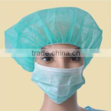 Disposable medical Surgical Bouffant Cap/Strip Cap/Nurse cap