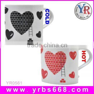 Alibaba China BPA free love heart mug