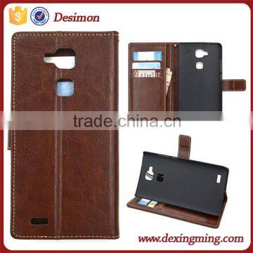 Shockproof Leather Case for Huawei Ascend Mate 7 lte mt7-l09 with card holder