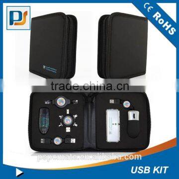 Computer Set Laptop USB Kit With Mouse USB Hub Card Reader Charging Adapter and Cables photo-2