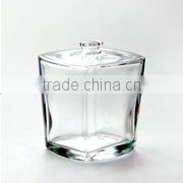 110ml cosmetic packaging clear glass perfume bottle