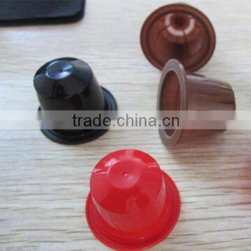 empty coffee capsule container and foil lid