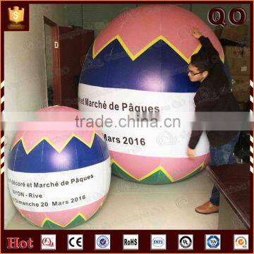 Competitive price durable different size pvc easter egg for advertising