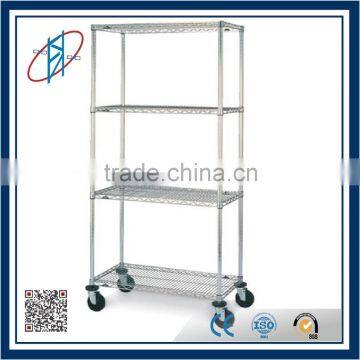 metallic corrosion protection wire shelf support