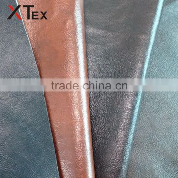 wholesale embossed semi-pu two-tone synthetic leather,imitation leather fabrics for sofa upholstery