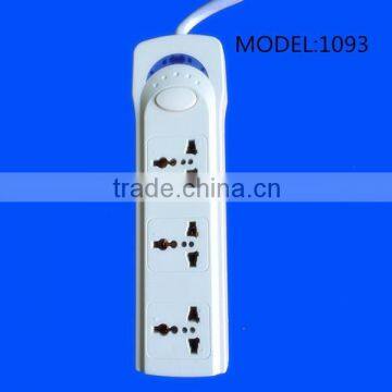 latest invention 3way multi power electrical product electric switch extension socket outlet