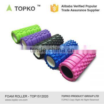 Wholesale EVA High Density yoga foam roller grid deep massage foam roller