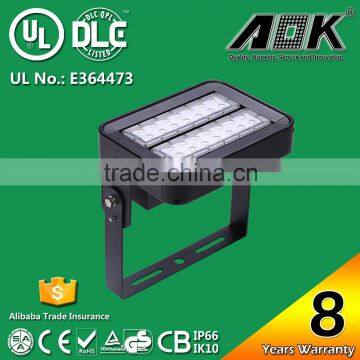 IP65 UL DLC TUV-GS CB SAA CE RoHS Listed 80W Flood LED Light