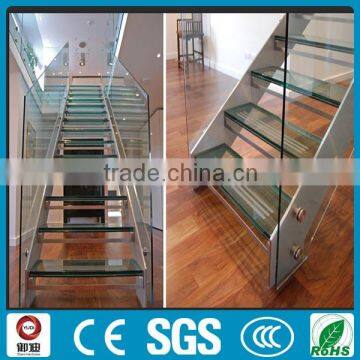 Commerical Modern Stainless Steel Laminated Glass Stairs Supplier's Choice photo-5