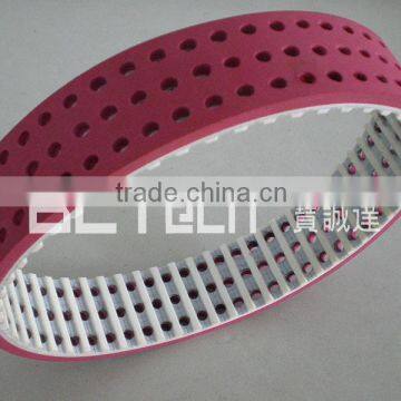 PU Timing Belt With Rubber & Holes